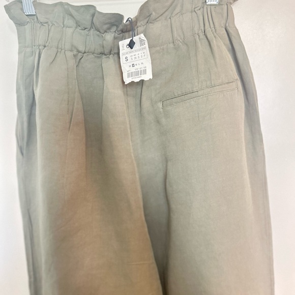 NWT Zara Z1975 Green Basic Denim Size: S - Picture 8 of 12